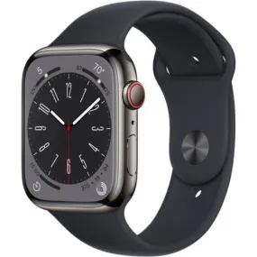 Apple Watch Series 8 45MM (GPS   Cellular) - Graphite Stainless Steel