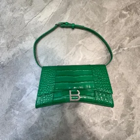 Balen Hourglass Handbag In Green, For Women,  Bags 9.8in/25cm