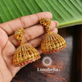 Big Bridal Jhumki Earrings