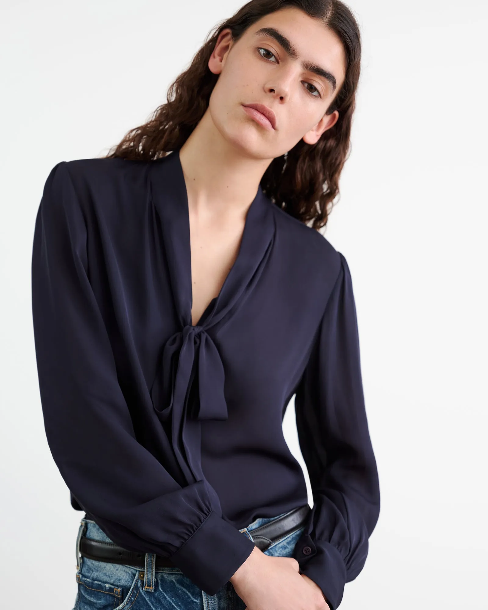 CARINA SILK BLOUSE