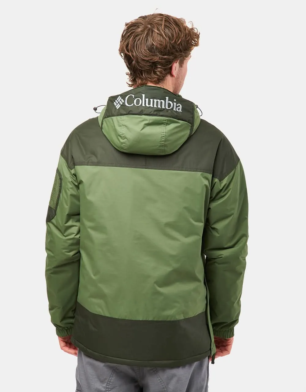 Columbia Challenger II Insulated Pullover Jacket - Canteen/Greenscape