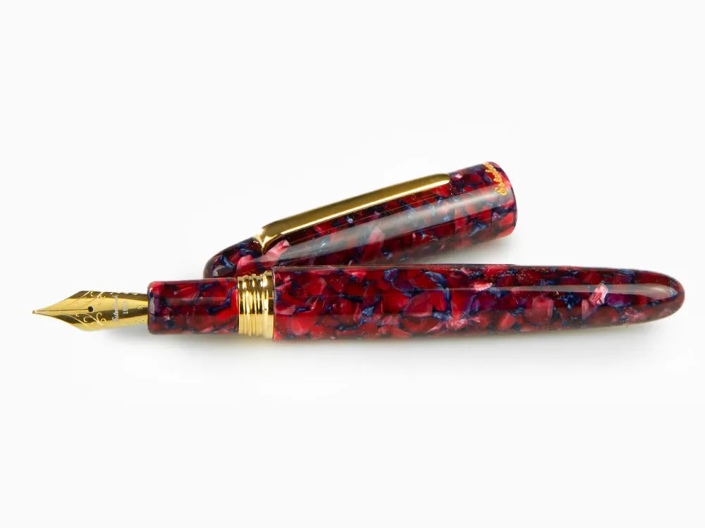 Esterbrook Estie Oversize Scarlet Fountain Pen, Red, Gold plated, ESC906