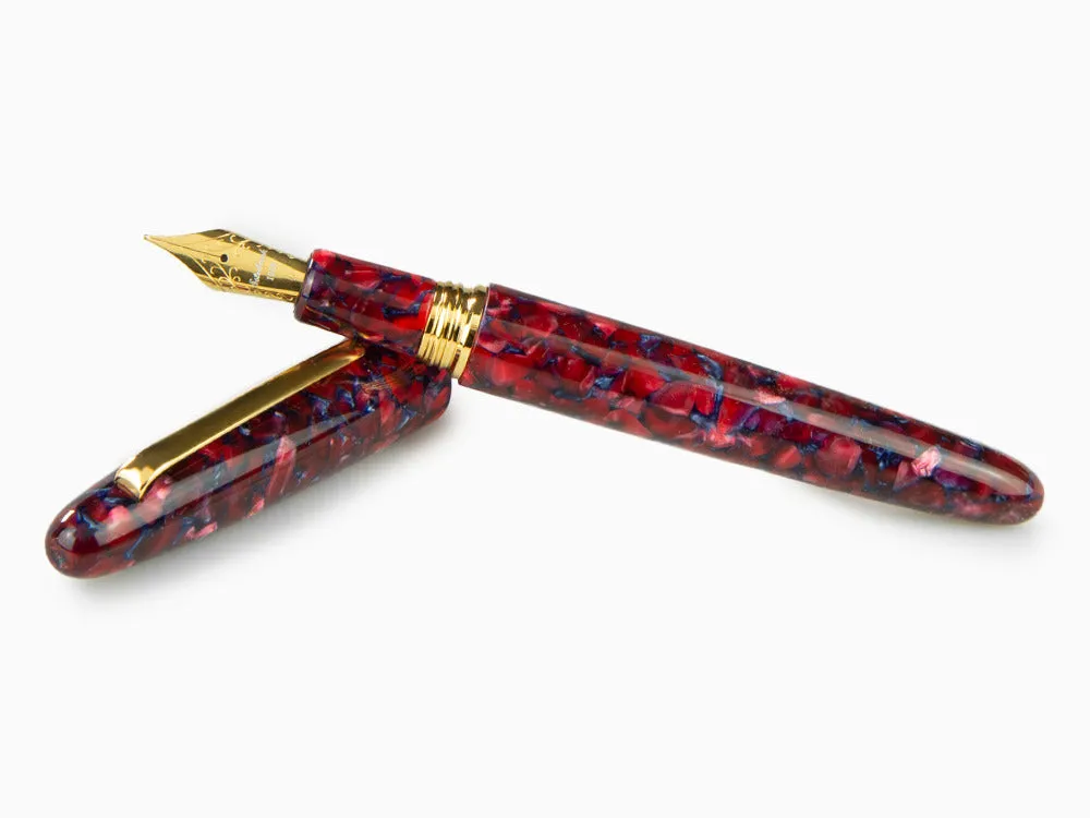 Esterbrook Estie Oversize Scarlet Fountain Pen, Red, Gold plated, ESC906