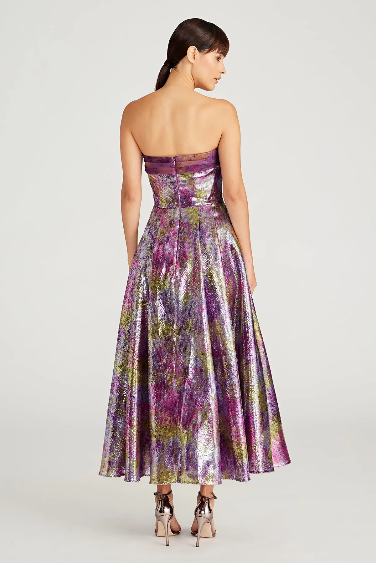 Eve Strapless Sequin Dress