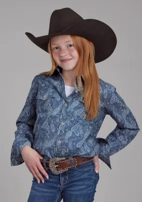 Girl's Roper "Fall River" Long Sleeve Western Shirt