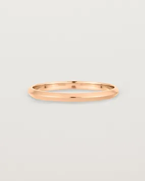 Knife Edge Wedding Ring | 2mm