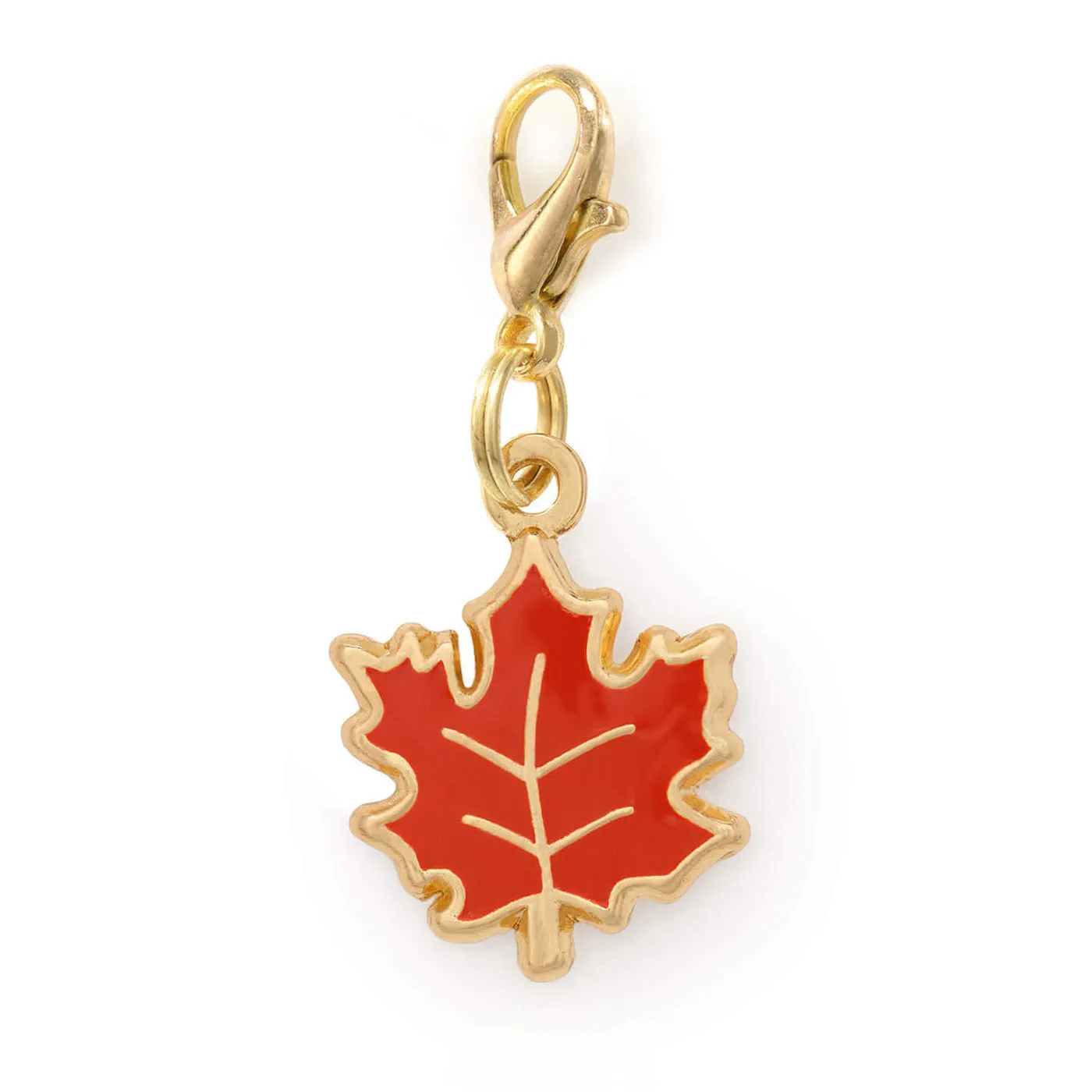 Maple Leaf Collar Charm