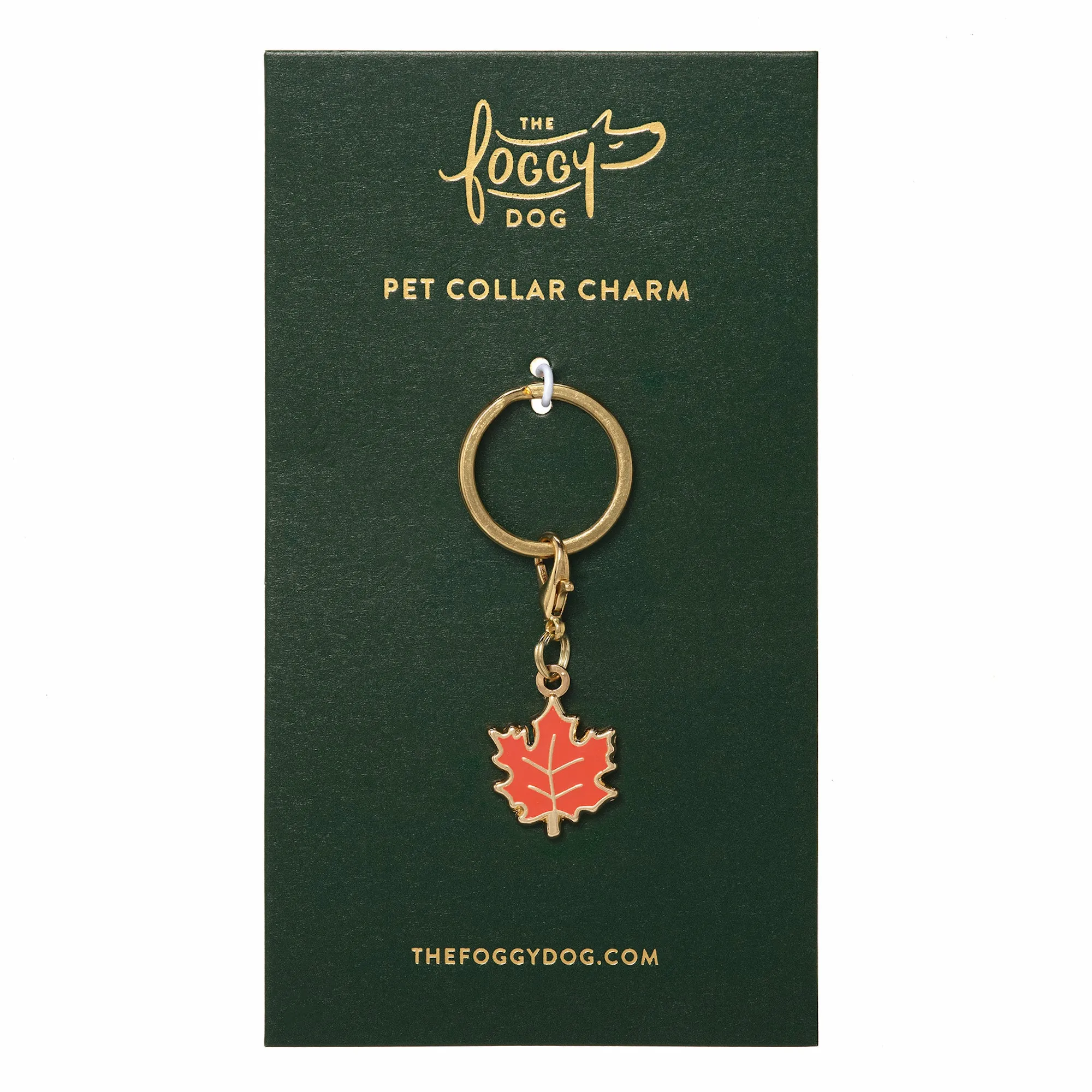 Maple Leaf Collar Charm