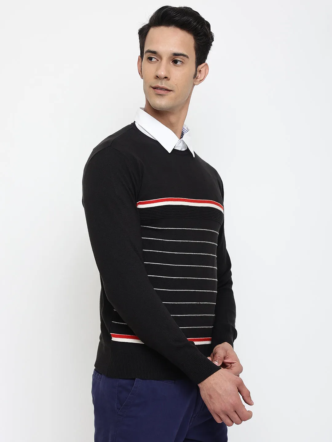 Men Grey Sweater