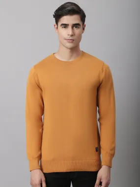 Men Mustard Sweater