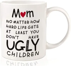 Mothers Day Gifts for Mom from Daughter Son,11Oz Funny Coffee Mug Gifts for Mom Grandma Mother in Law Aunt,Unique Mothers Day Present Idea for Women Her,Mom Gifts for Birthday Christmas Valentines Day