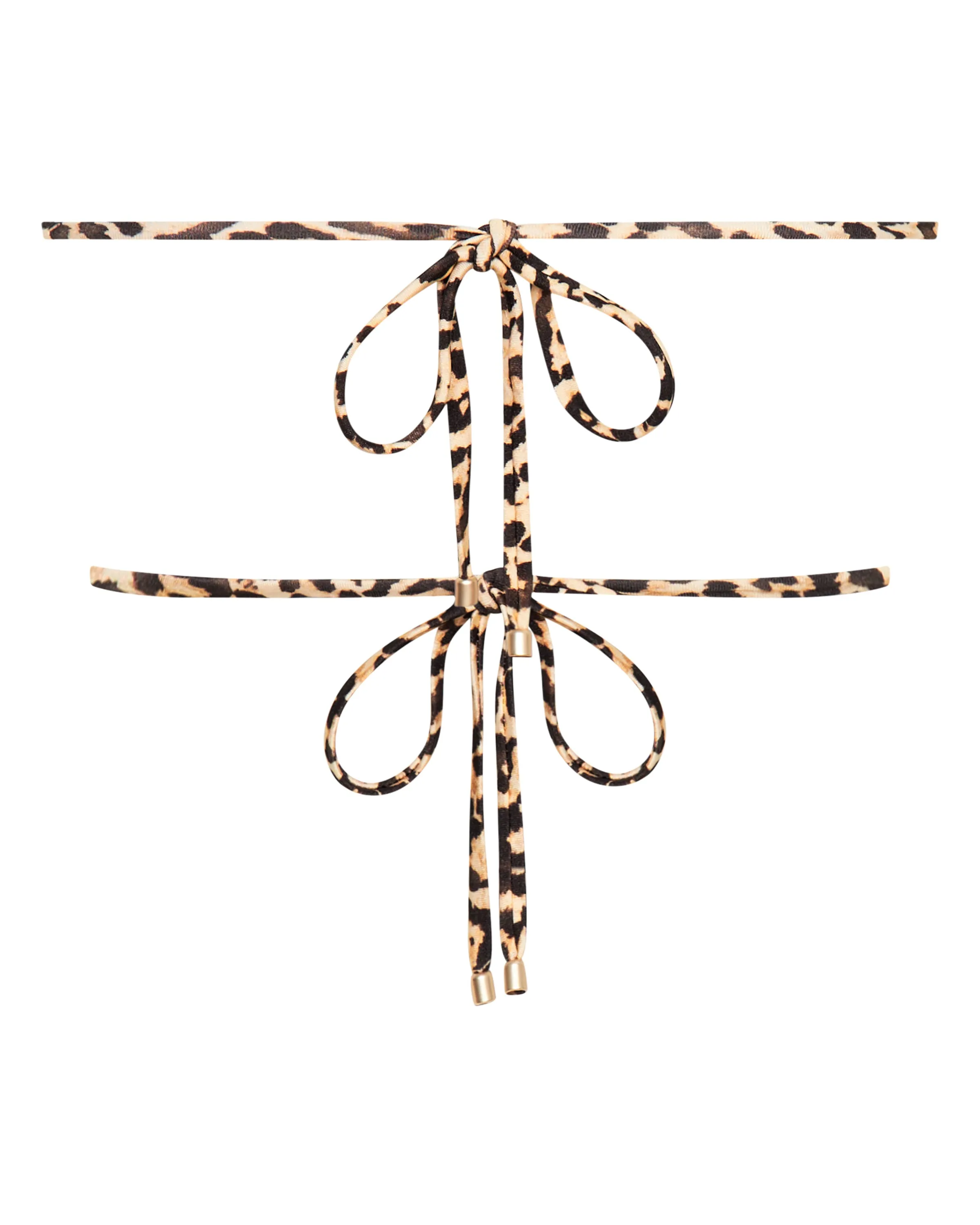 Noosa String Bikini Top - Leopard