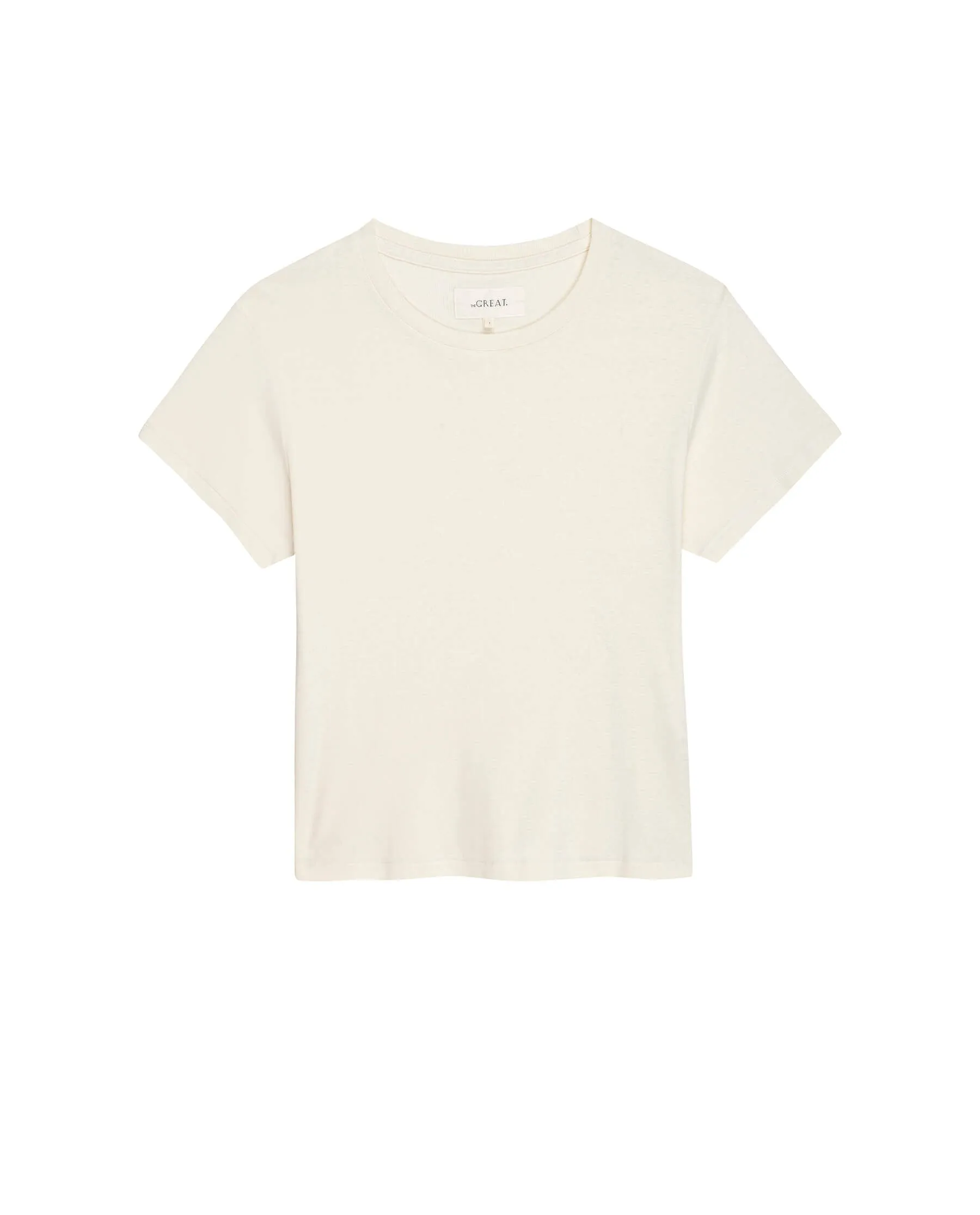 The Little Recycled Rib Tee. -- Natural