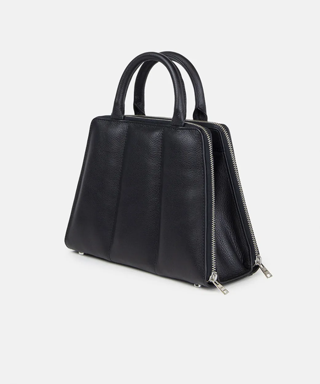 Trapeze Handbag Padded | Black